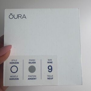 Ōura Ring Gen 3 Silver Size 9 NEW